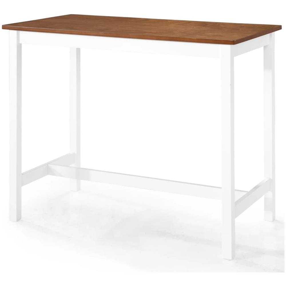 Tavolino Da Bar In Legno Massello 108x60x91 Cm - Foto 1