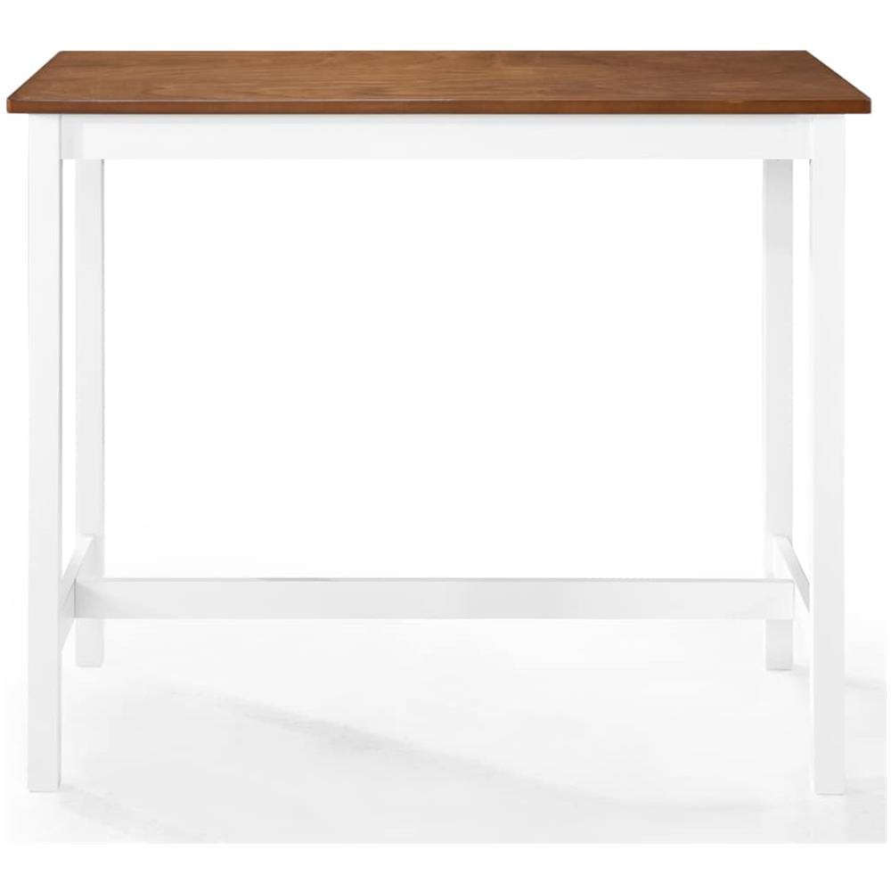 Tavolino Da Bar In Legno Massello 108x60x91 Cm - Foto 2