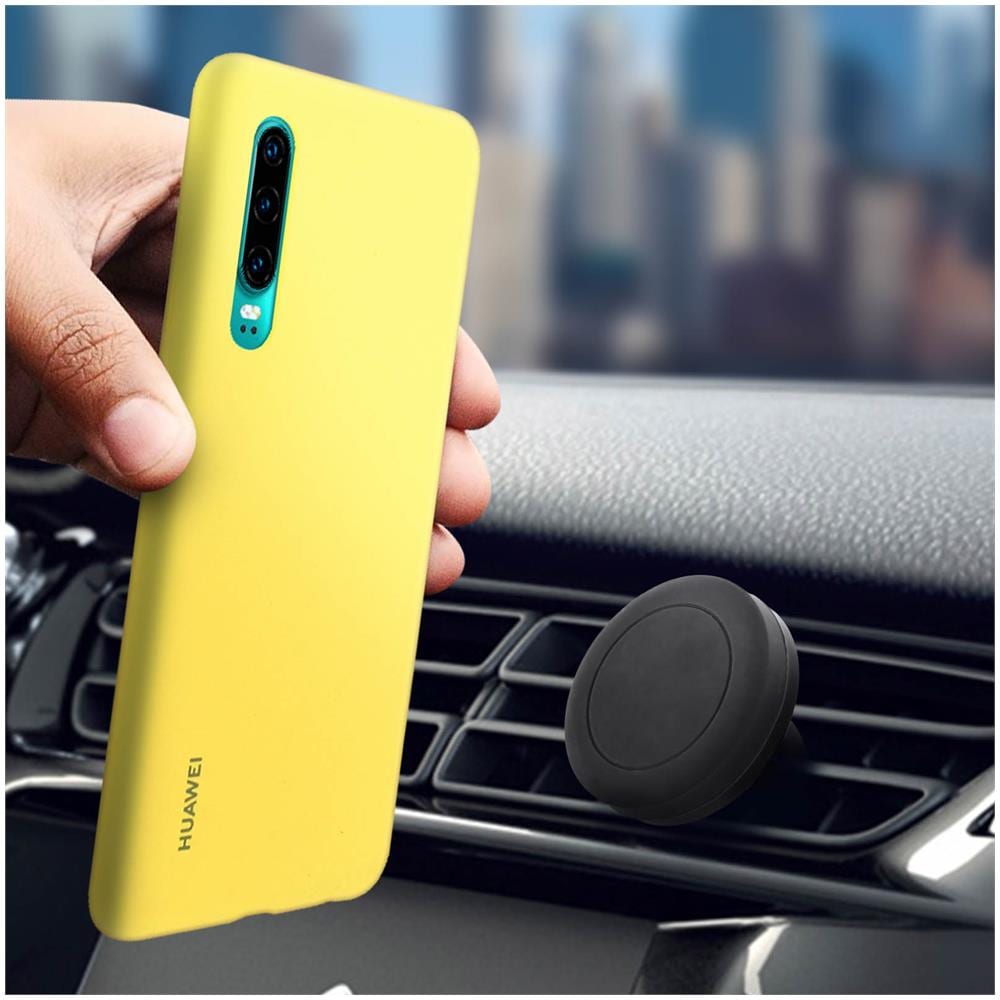 P30 Custodia Silicon Case, Accessorio Originale, Giallo - Foto 2