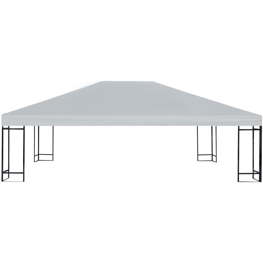 Copertura Superiore Per Gazebo 310 G / m² 4x3m Grigia - Foto 2