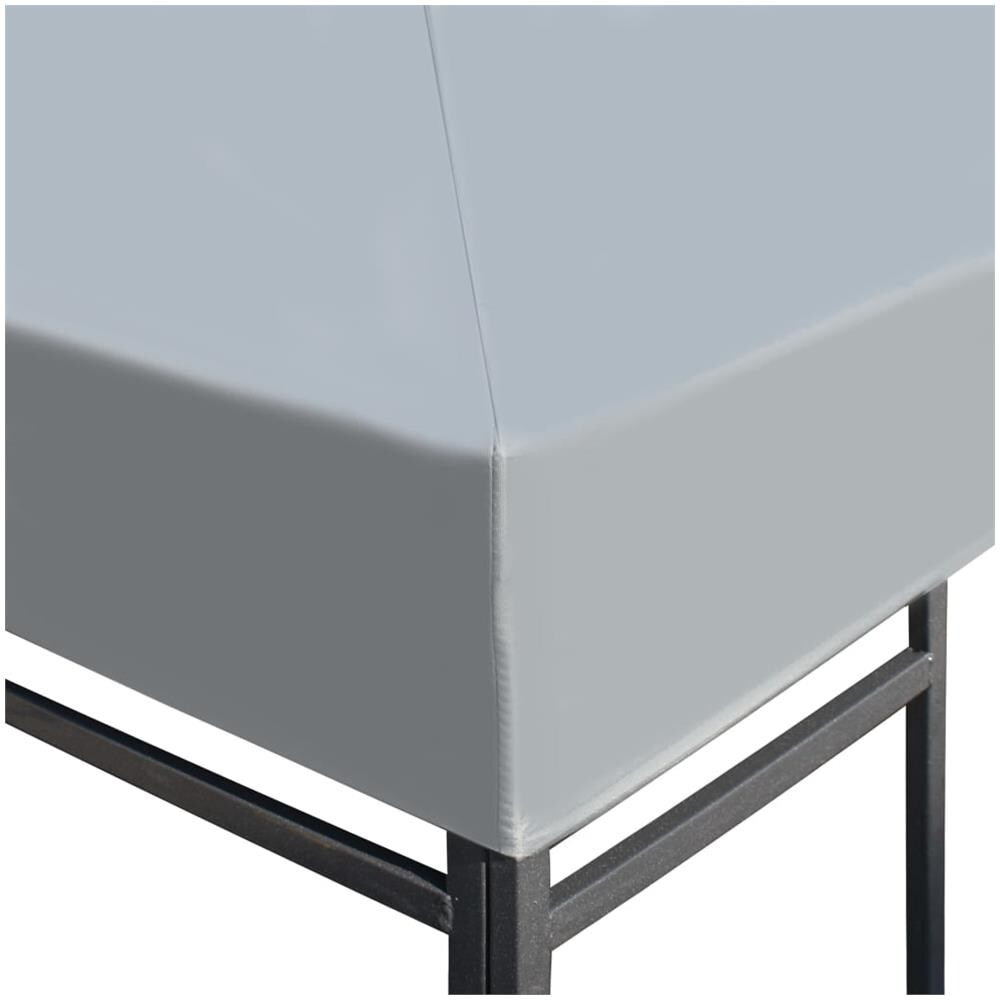 Copertura Superiore Per Gazebo 310 G / m² 4x3m Grigia - Foto 5