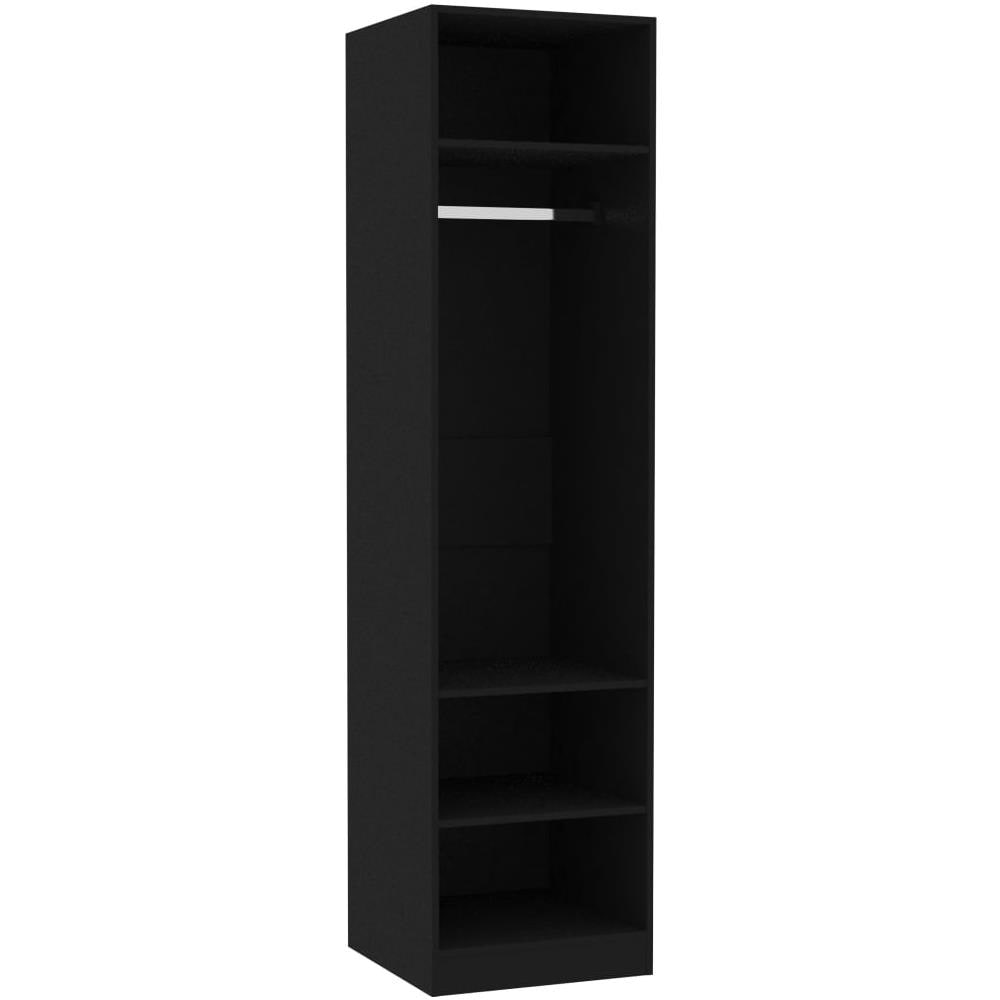 Armadio Nero 50x50x200 cm in Legno Multistrato - Foto 2