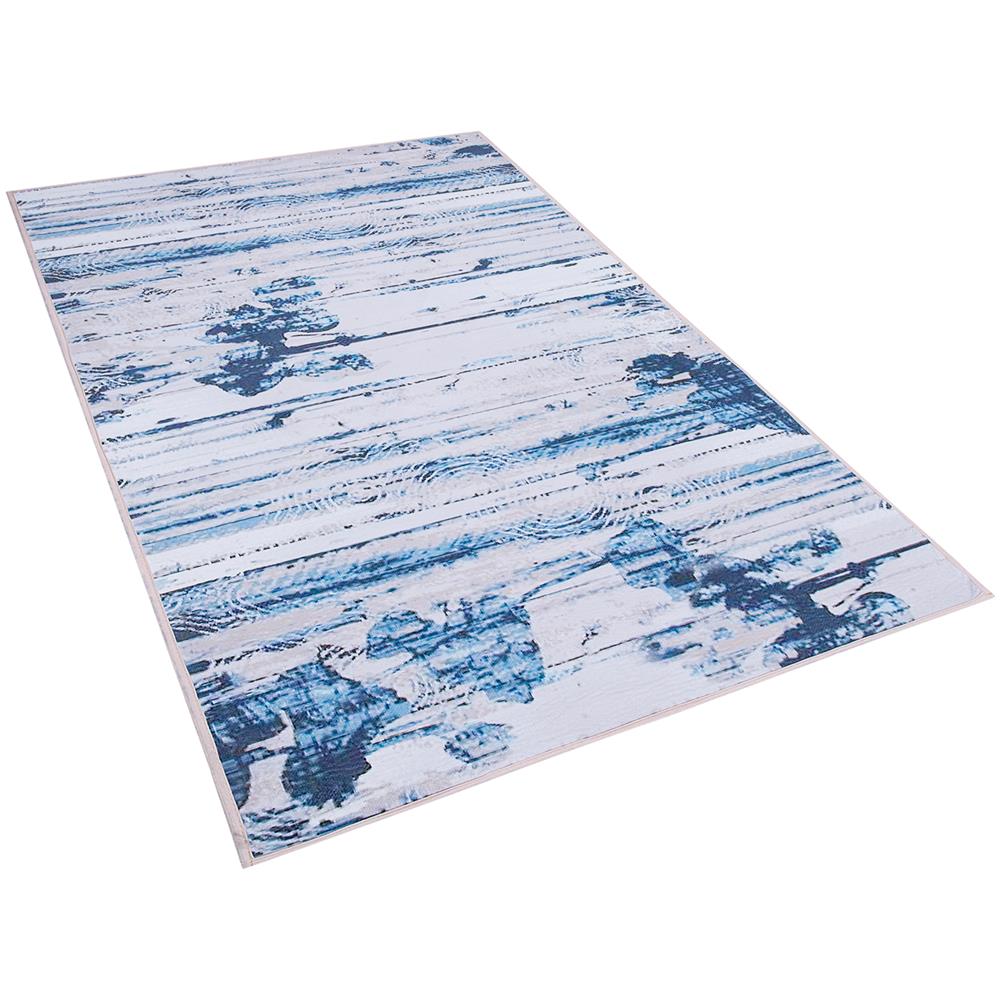 Tappeto A Pelo Corto Blu-beige 80 X 150 Cm Burdur - Foto 1