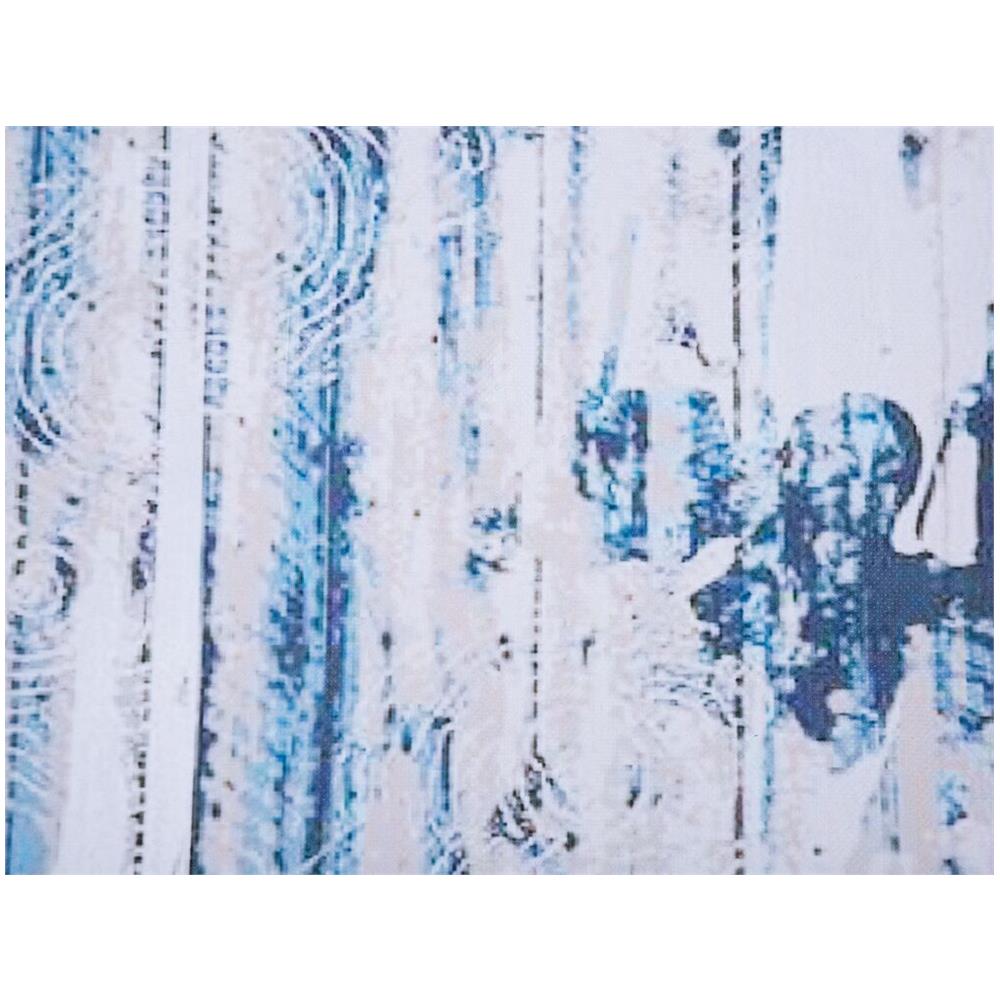 Tappeto A Pelo Corto Blu-beige 80 X 150 Cm Burdur - Foto 14