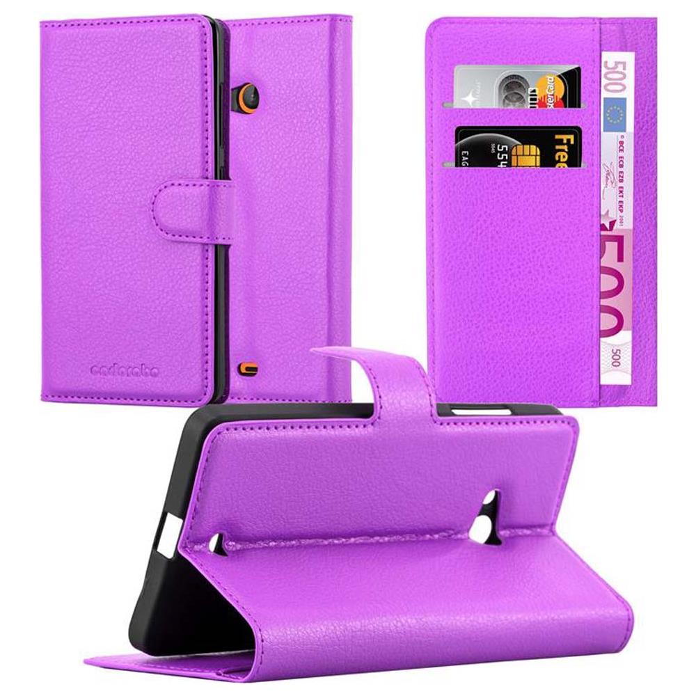 Custodia Compatibile Con Nokia Lumia 540 In Violetta Ametista - Coperchio Protettiva Con Chiusura Magnetica, Funzione Stand E Tasca Per Le Carte - Foto 1