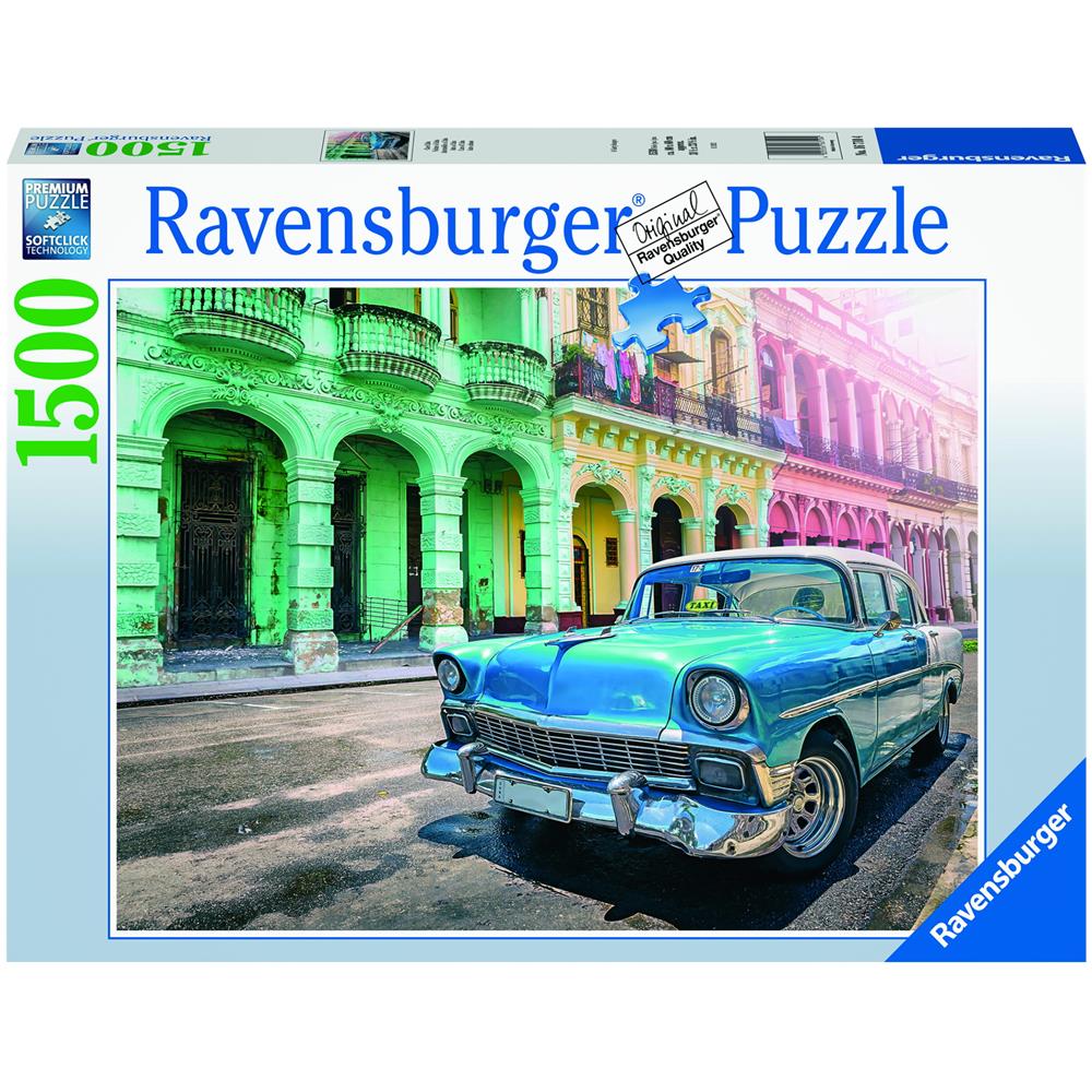 Puzzle 1500 Automobile A Cuba - Foto 1