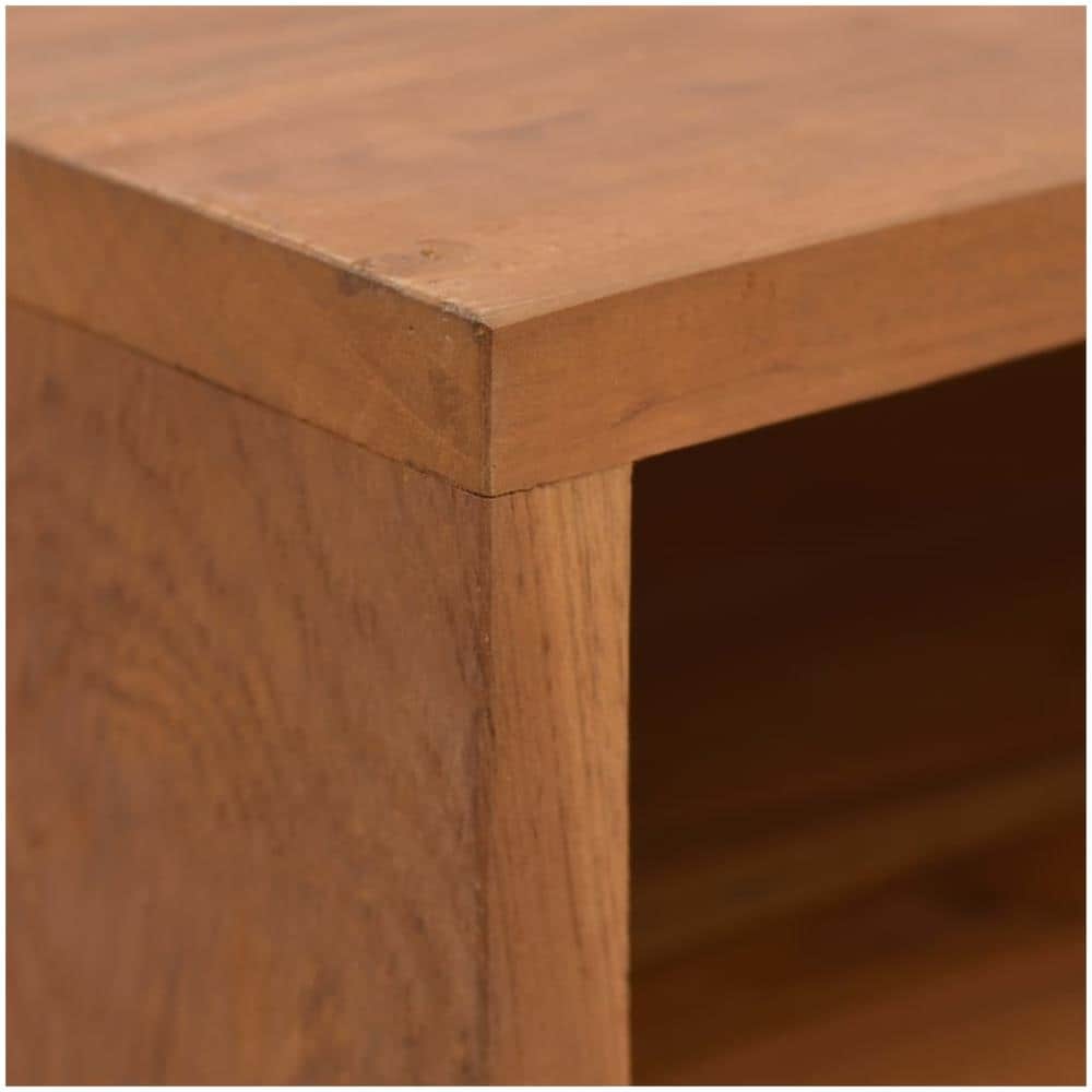 Mobile Porta Tv 110x30x40 Cm In Legno Massello Di Teak - Foto 2