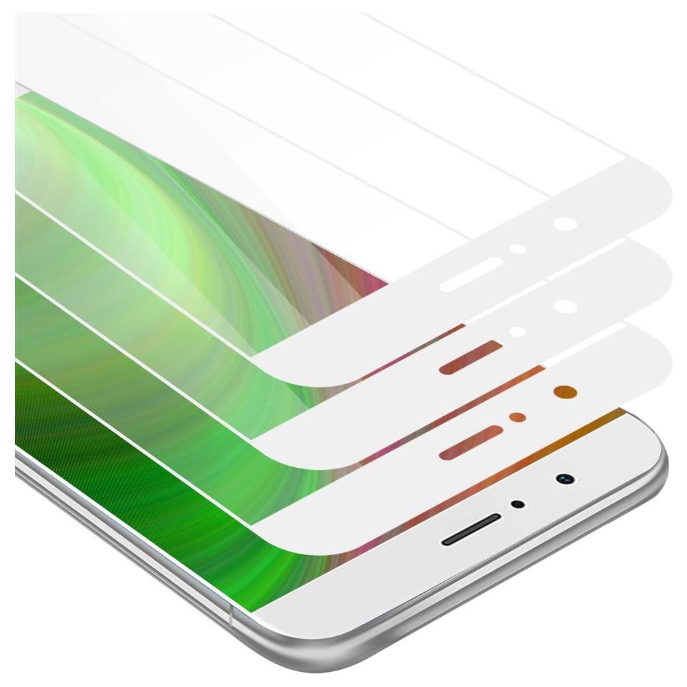 3x Pellicola Armatura A Schermo Intero Compatibile Con Honor V9 In Trasparente Con Bianco - 3x Vetro Temperato (tempered) Di Protezione Del Display In Durezza 9h Con 3d Touch - Foto 1