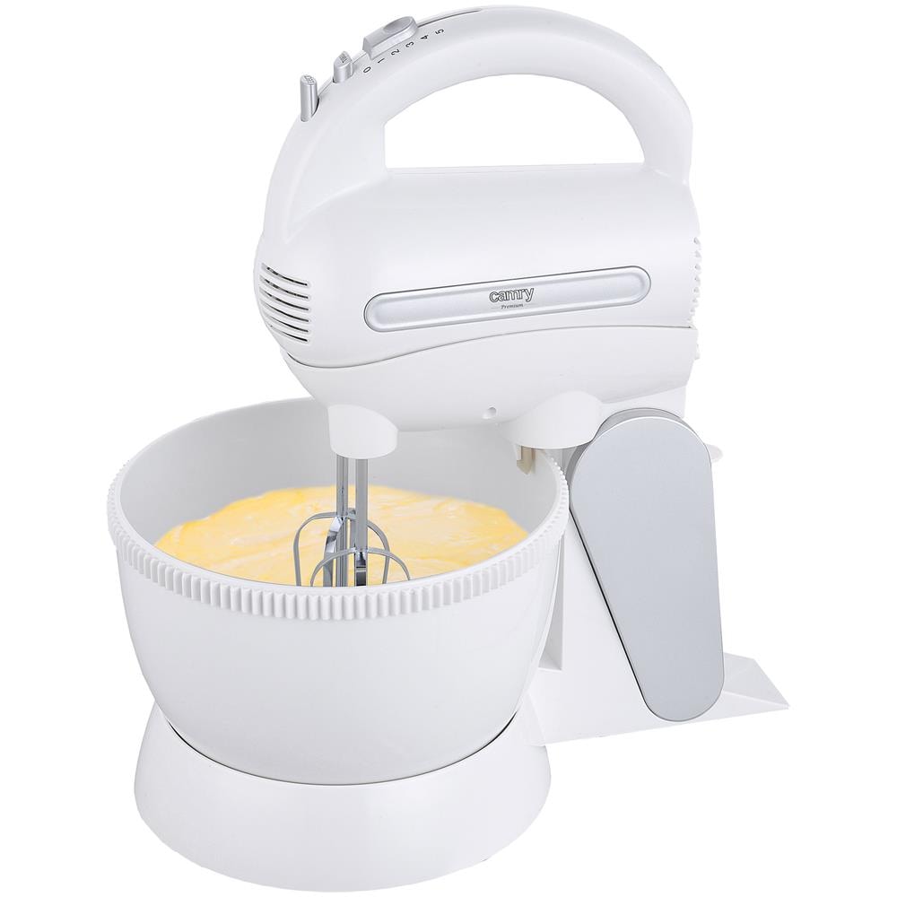 Impastatrice per Pasticceria CR 4213 con Ciotola Rotante 3 Litri 5 Velocità + Turbo Potenza 600 W Colore Bianco. - Foto 1