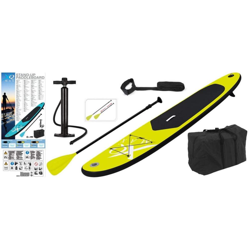 Tavola Da Paddle 285 Cm Gonfiabile Lime E Nera - Foto 1