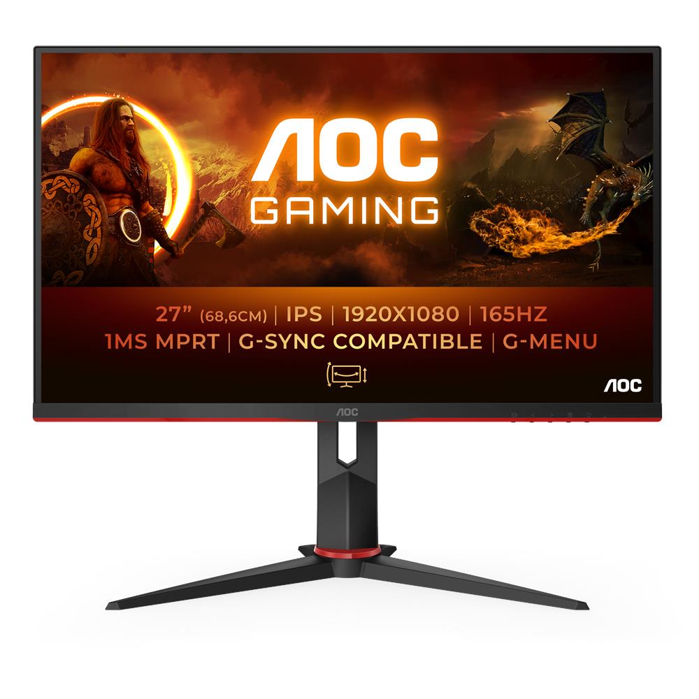 Monitor 27" LED IPS Gaming 27G2SPU /BK 1920x1080 Full HD Tempo di Risposta 1 ms Frequenza di Aggiornamento 165 (Hz) - Foto 1