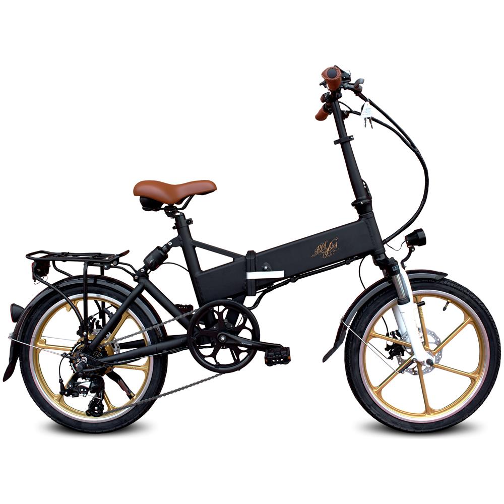 Rocket - Nero Satinato - 250w / 12ah - Bicicletta Elettrica Pieghevole 20 Pollici - Doppia Sospensione E-bike Pieghevole Compatta - Foto 1