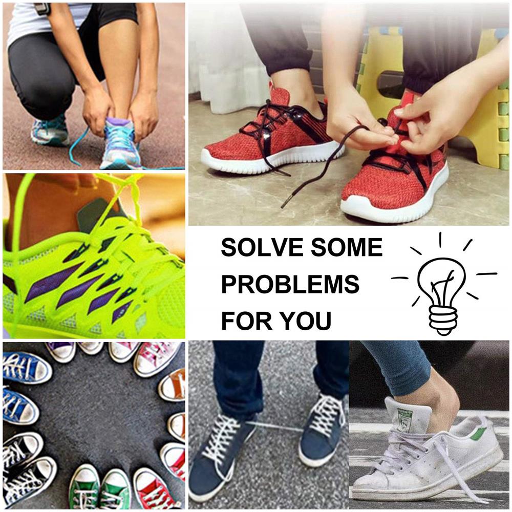 Lacci Elastici Senza Lacci, 2 Paia Pink - Foto 2