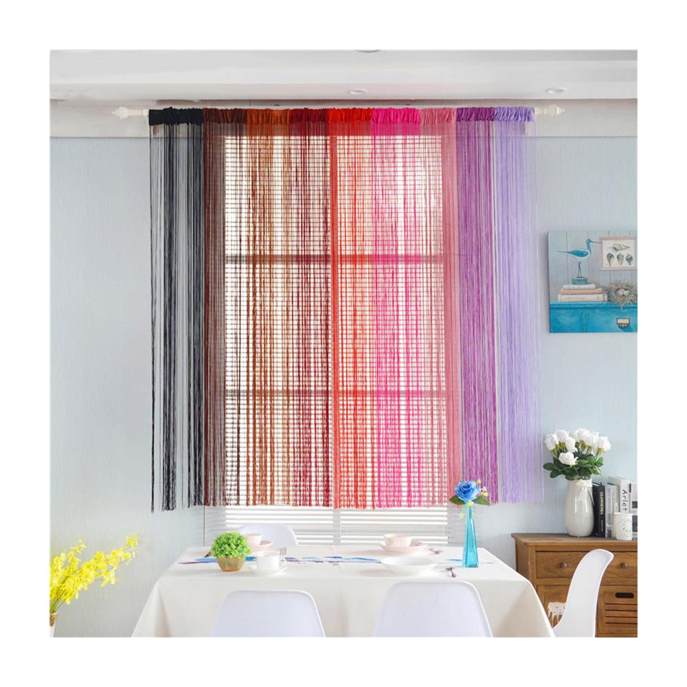 Tenda Con Frange 100x200 Cm 1 Paio Black - Foto 2