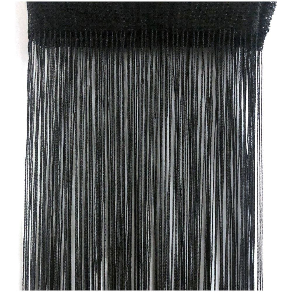 Tenda Con Frange 100x200 Cm 1 Paio Black - Foto 1