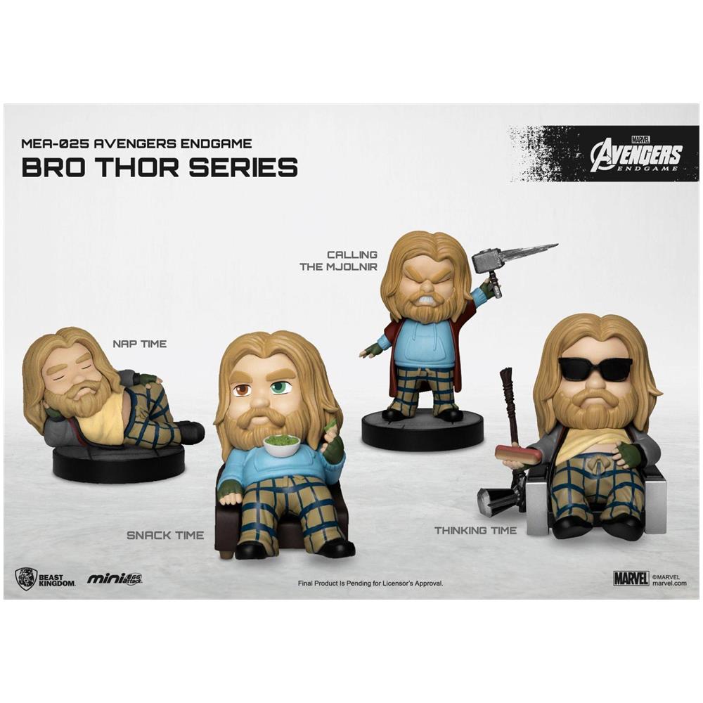 Marvel - Mea-025 - Avengers: Endgame - Serie Bro Thor - Tempo Di Merenda - 8cm - Foto 2