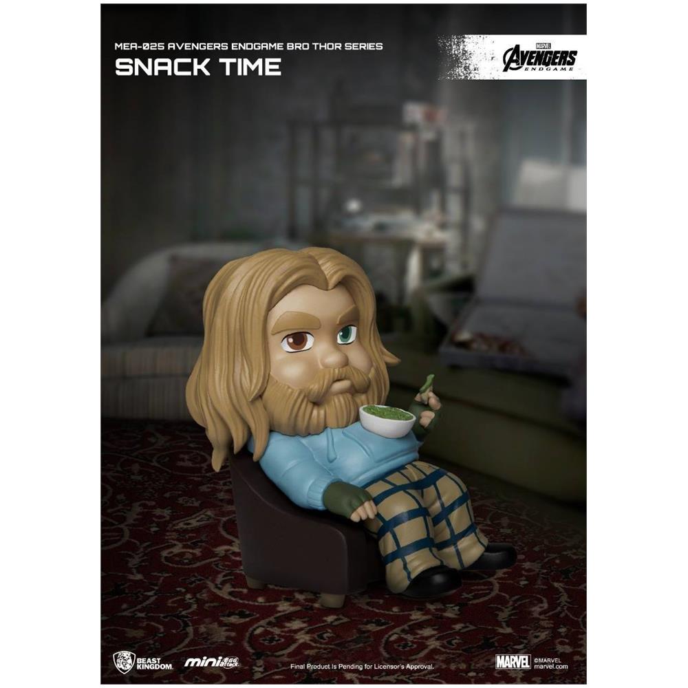 Marvel - Mea-025 - Avengers: Endgame - Serie Bro Thor - Tempo Di Merenda - 8cm - Foto 6