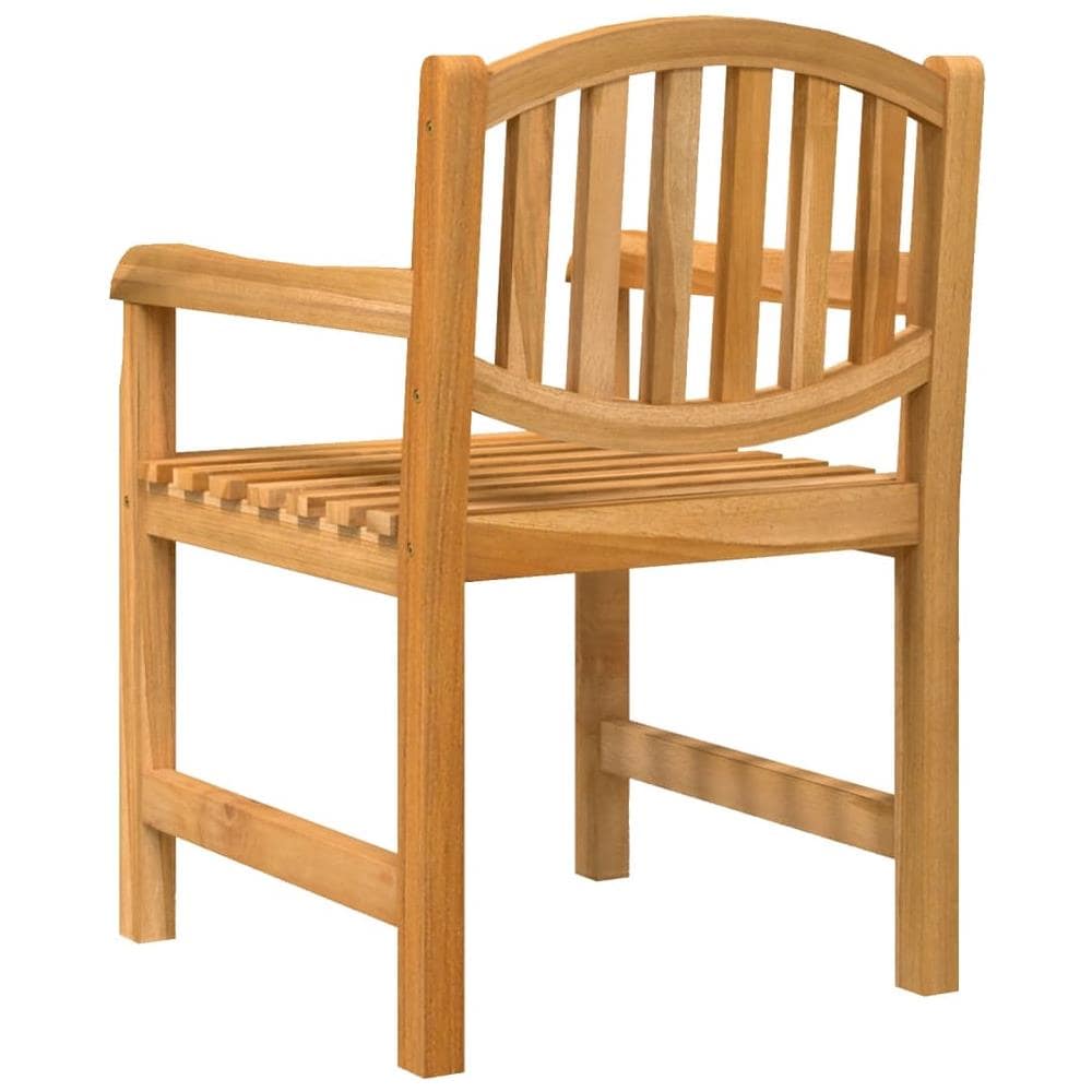 Sedie Da Giardino 8 Pz 58x59x88 Cm In Legno Massello Di Teak - Foto 2