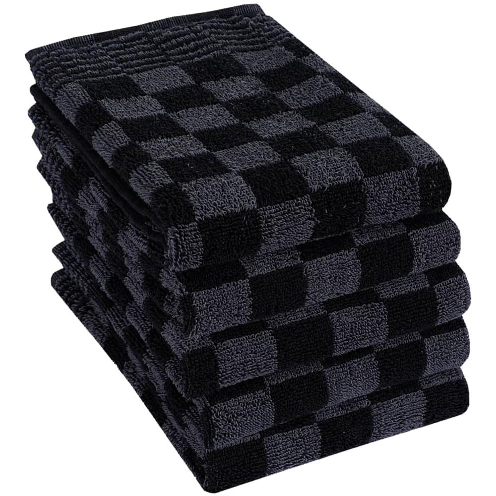 Set Strofinacci 50 Pz In Cotone Nero E Grigio - Foto 3