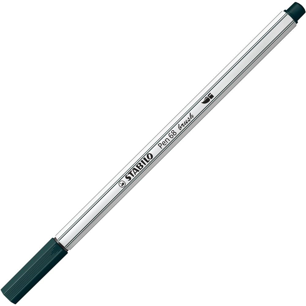 Pen 68 brush - Pennarello Premium con punta a pennello - Confezione da 10 - Verde terra - Foto 2