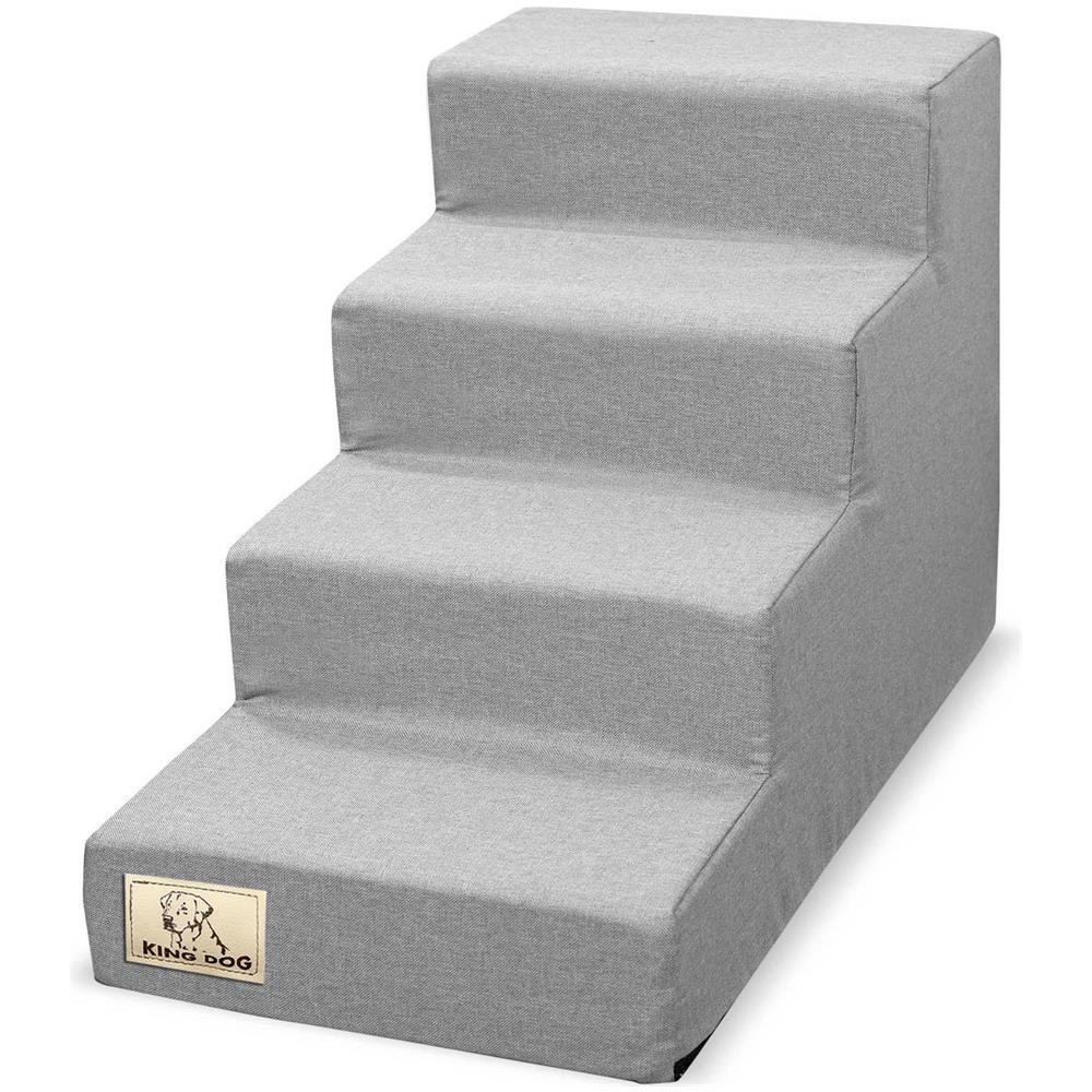 Scala per cani 60x40x30 cm, impermeabile, grigia, antiscivolo - Foto 1