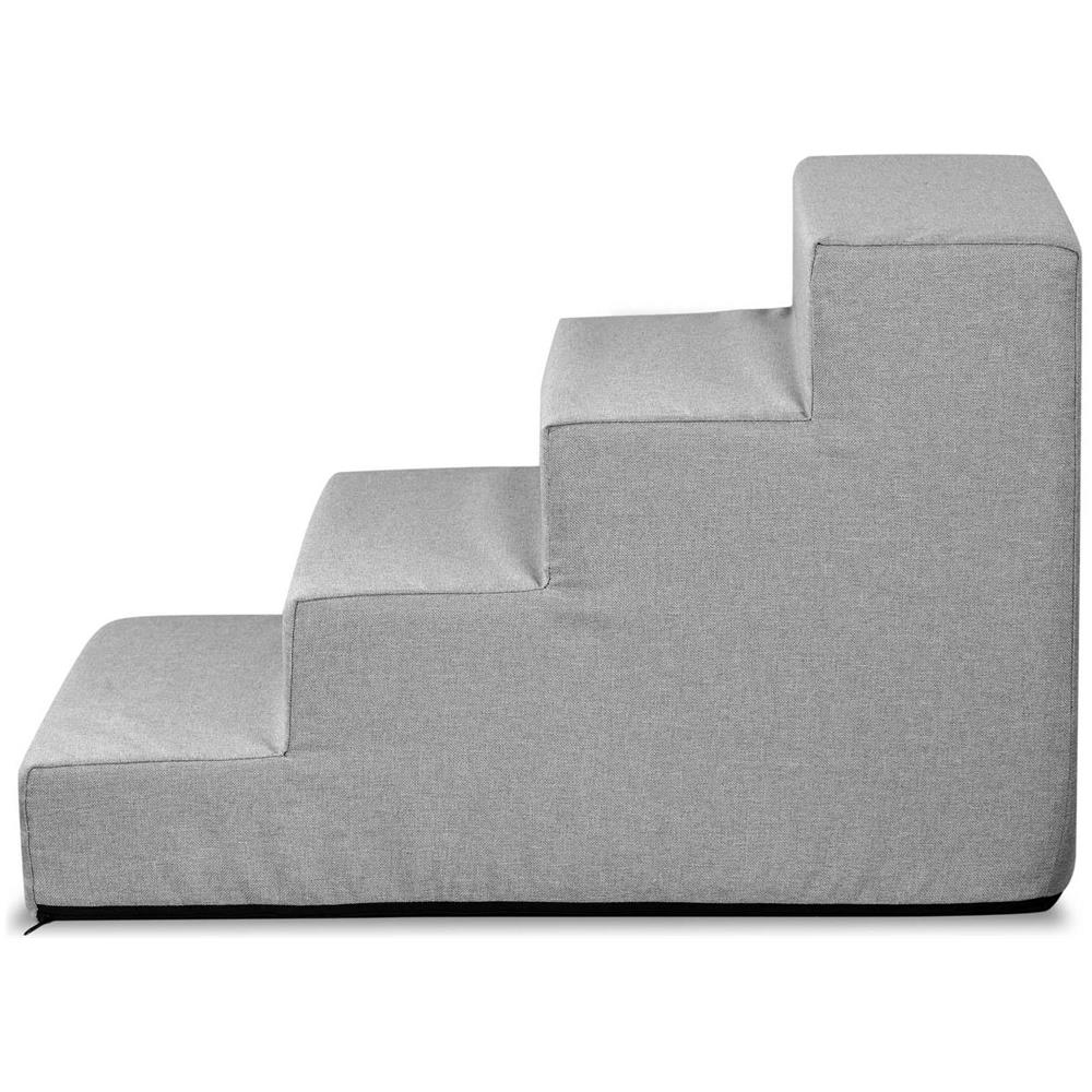 Scala per cani 60x40x30 cm, impermeabile, grigia, antiscivolo - Foto 2