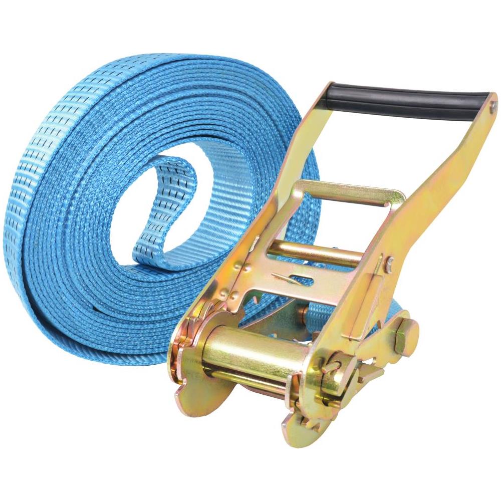 Cinghie d'Ancoraggio 4 pz a Cricchetto 4 T 8mx50mm Blu - Foto 2