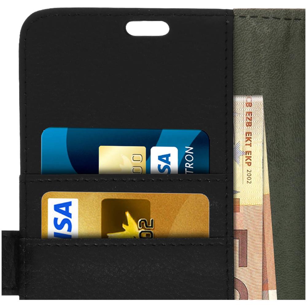 Custodia Samsung Galaxy A7 2018 Flip Cover Silicone Supporto Video Nero - Foto 5