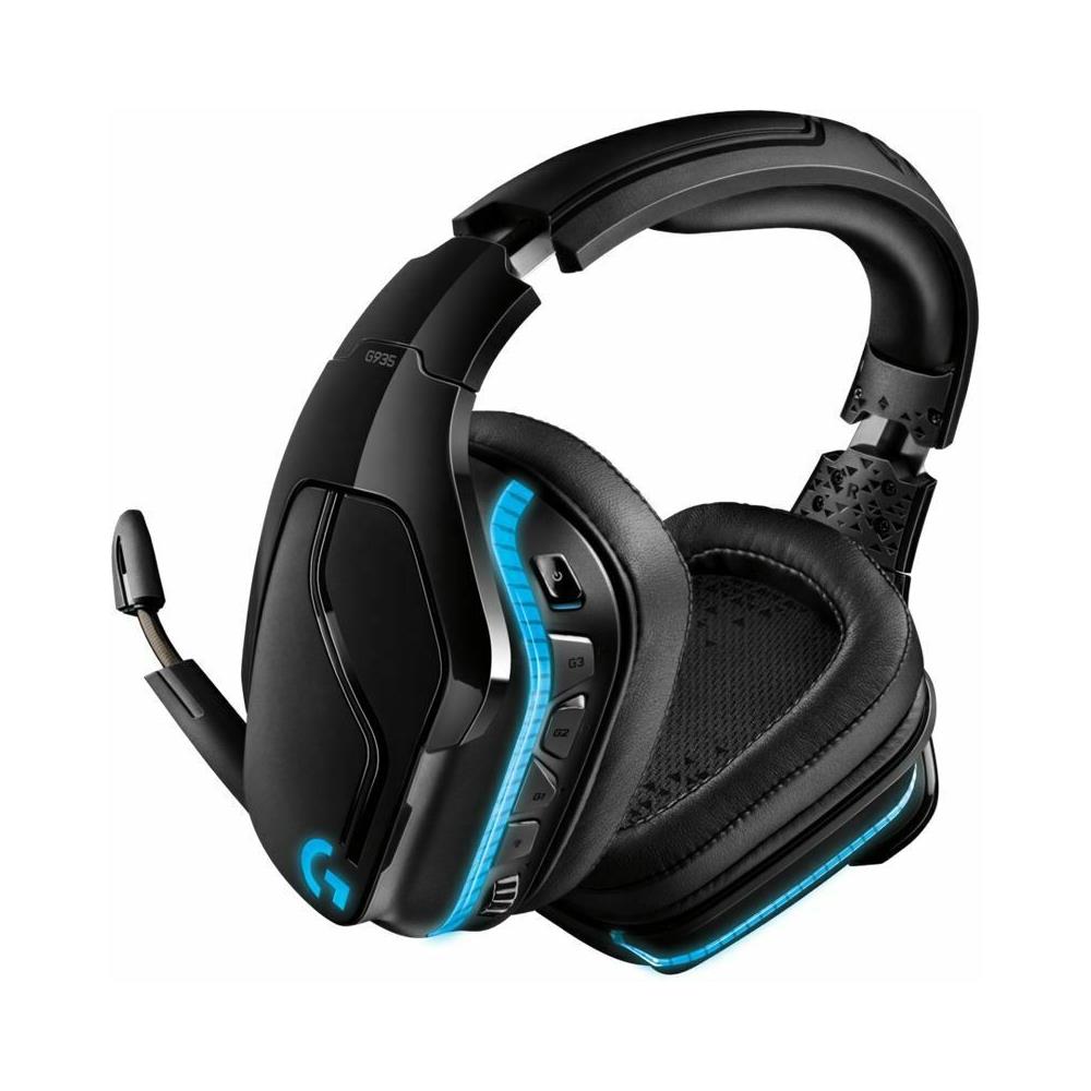 Cuffia Wireless / Cablato G935 con Microfono Integrato - Nero / Blu - Foto 2