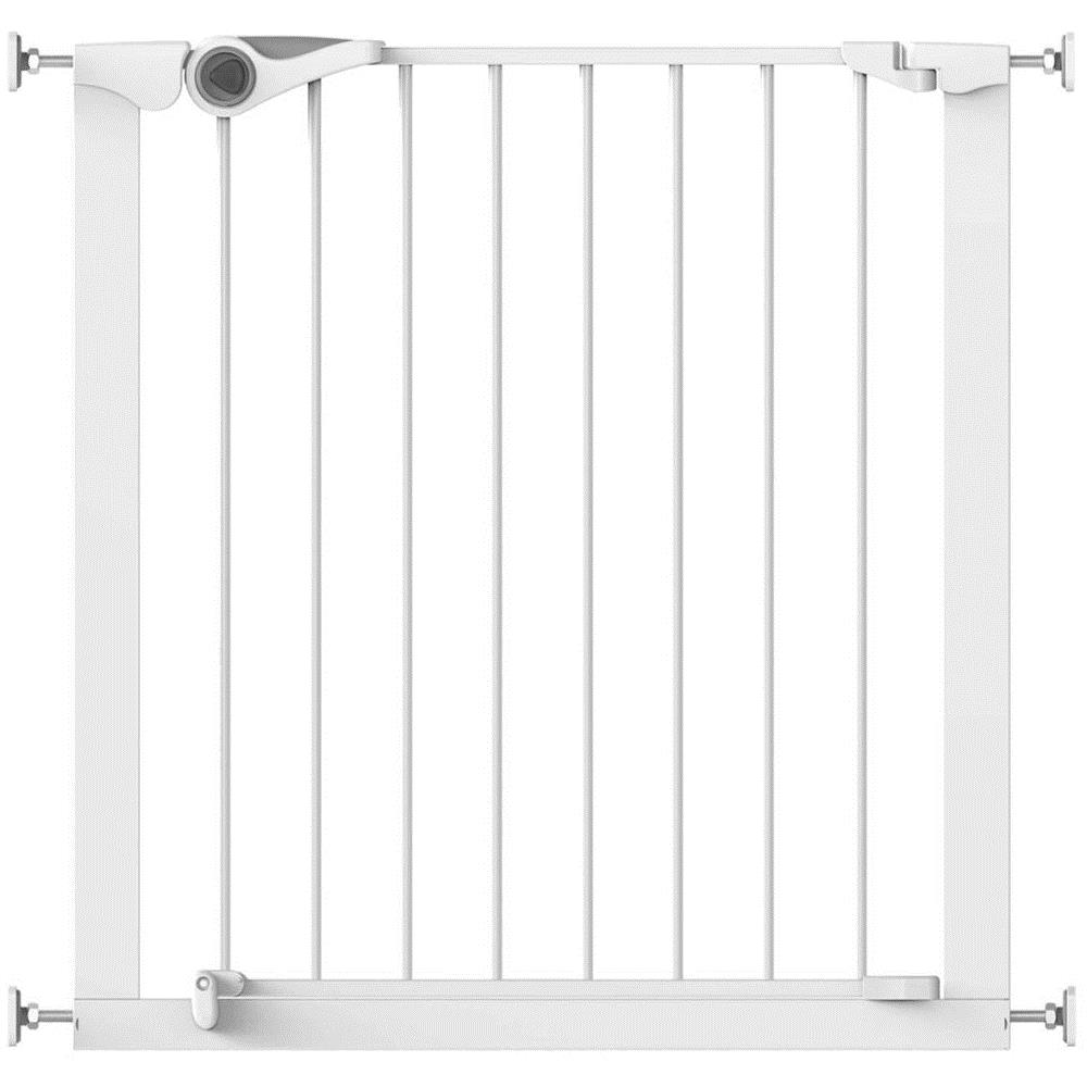 Cancello Sicurezza Easy Pressure Fit 75-82cm Metallo Bianco 93439 - Foto 1