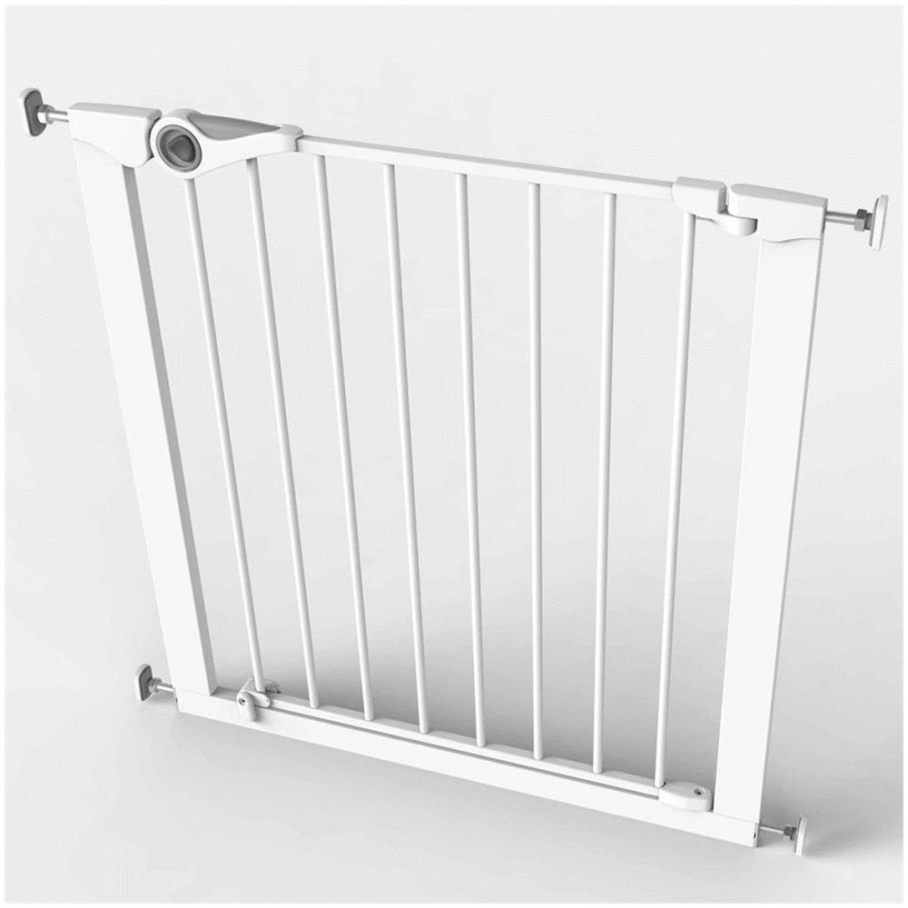 Cancello Sicurezza Easy Pressure Fit 75-82cm Metallo Bianco 93439 - Foto 2