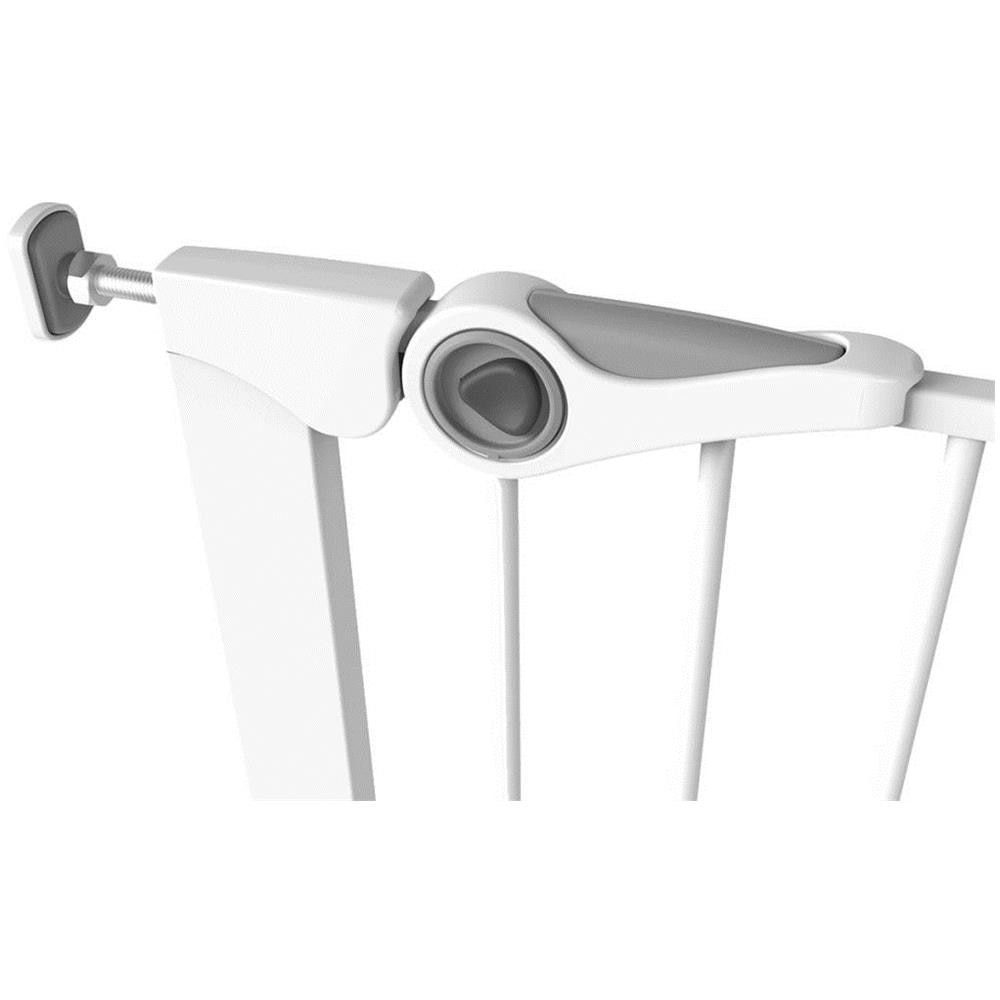 Cancello Sicurezza Easy Pressure Fit 75-82cm Metallo Bianco 93439 - Foto 5