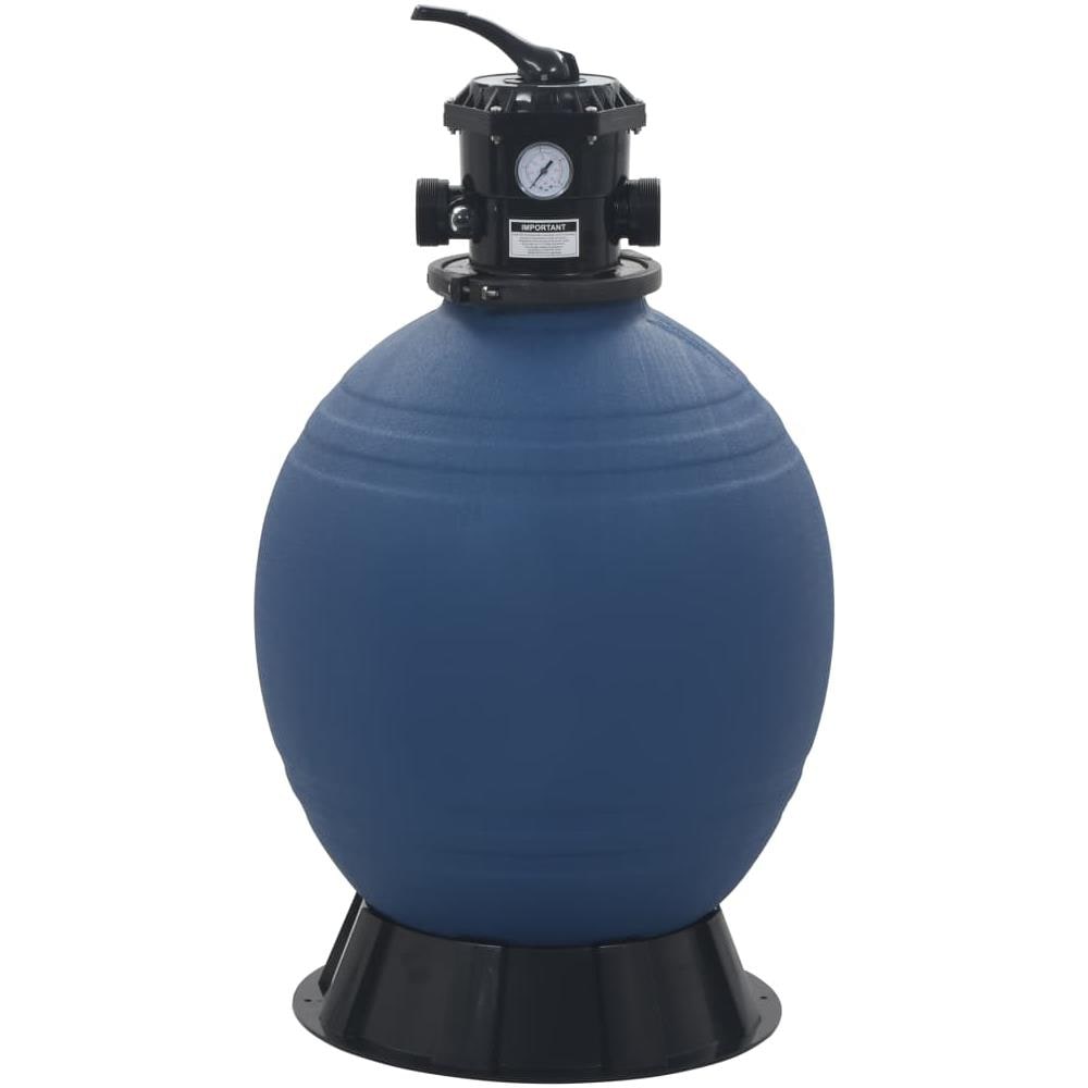 Filtro A Sabbia Per Piscine Valvola A 6 Posizioni Blu 560 Mm - Foto 2