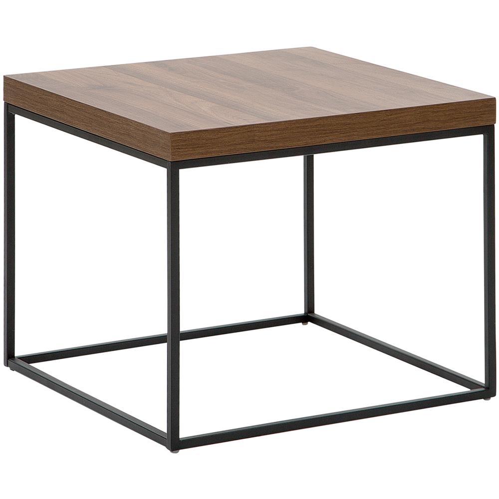 Tavolino Da Divano In Legno Scuro / nero Delano - Foto 1