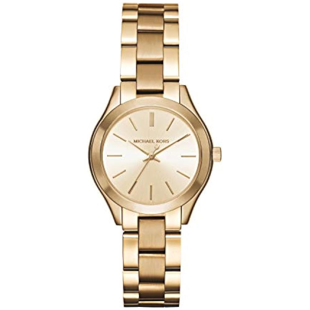 Mk3512 Analogica Mini Slim Runway Oro Ladies Watch - Foto 1