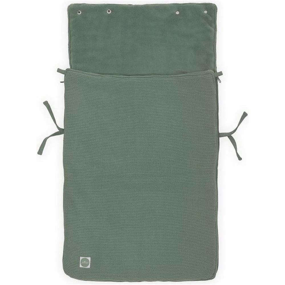 Sacco a Pelo per Seggiolino Passeggino Basic Knit Verde Cenere - Foto 1