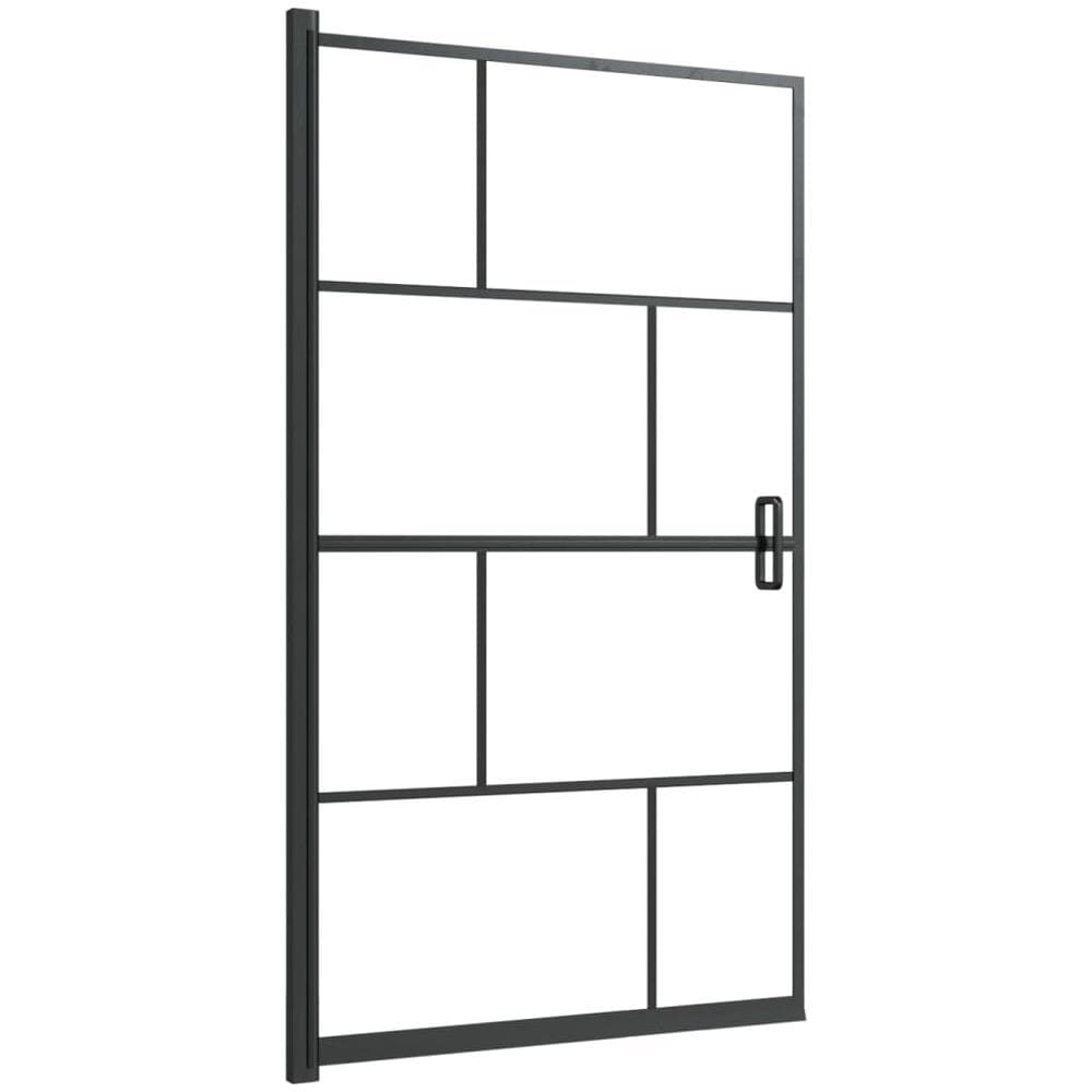 Pannello Per Box Doccia In Esg 80x140 Cm Nero - Foto 2