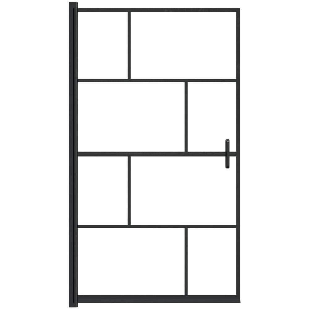 Pannello Per Box Doccia In Esg 80x140 Cm Nero - Foto 3