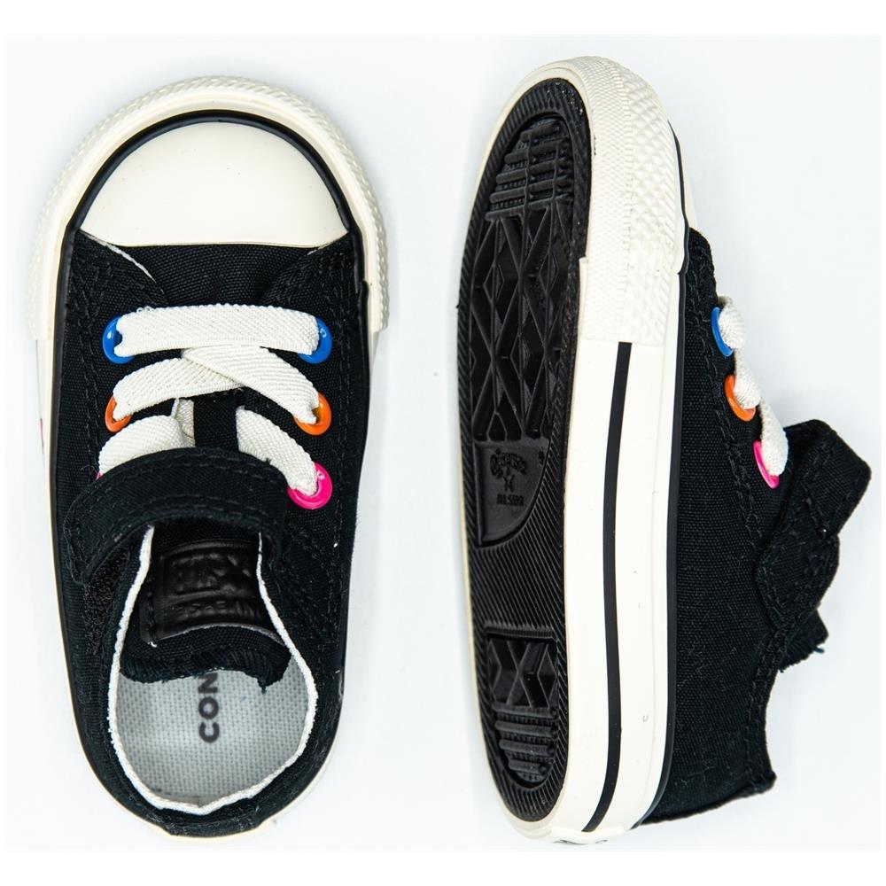 Chuck Taylor All Star My Story Toddler 1v Low 770409c, Bambini, Nero, 20 - Foto 2