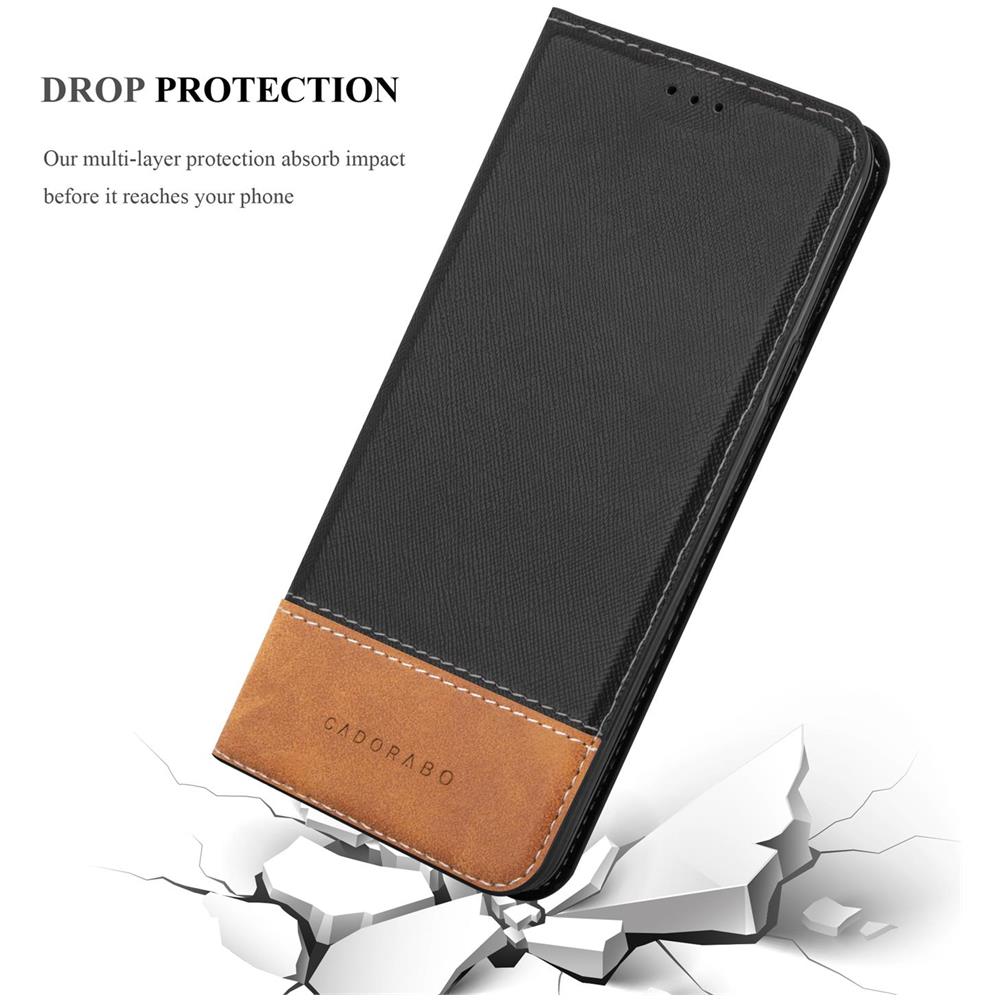 Custodia Compatibile Con Apple Iphone 13 Pro Max In Nero Marrone - Coperchio Protettiva Con Chiusura Magnetica, Funzione Stand E Tasca Per Le Carte - Foto 8