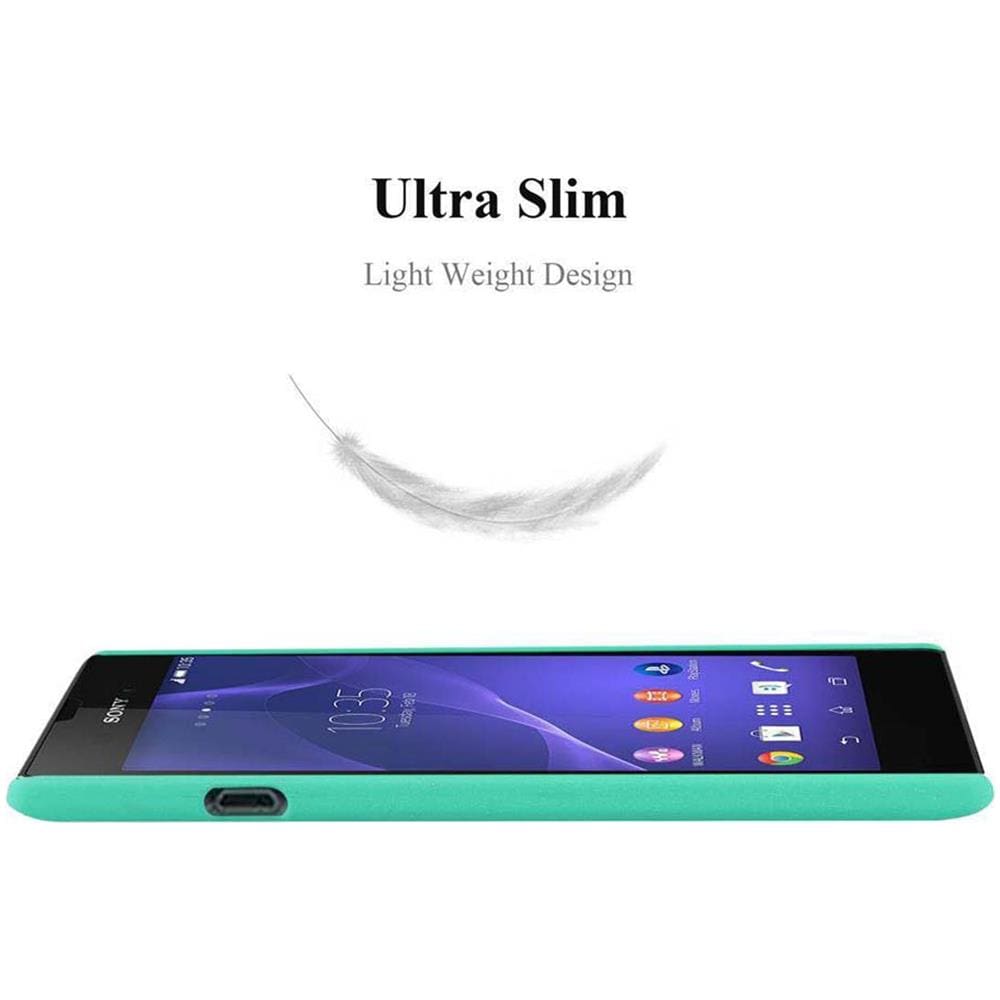 Custodia Compatibile Con Sony Xperia T3 In Frosty Verde - Hard Case Coperchio Protettivo In Frosted Look Contro I Graffi E Gli Urti - Foto 2