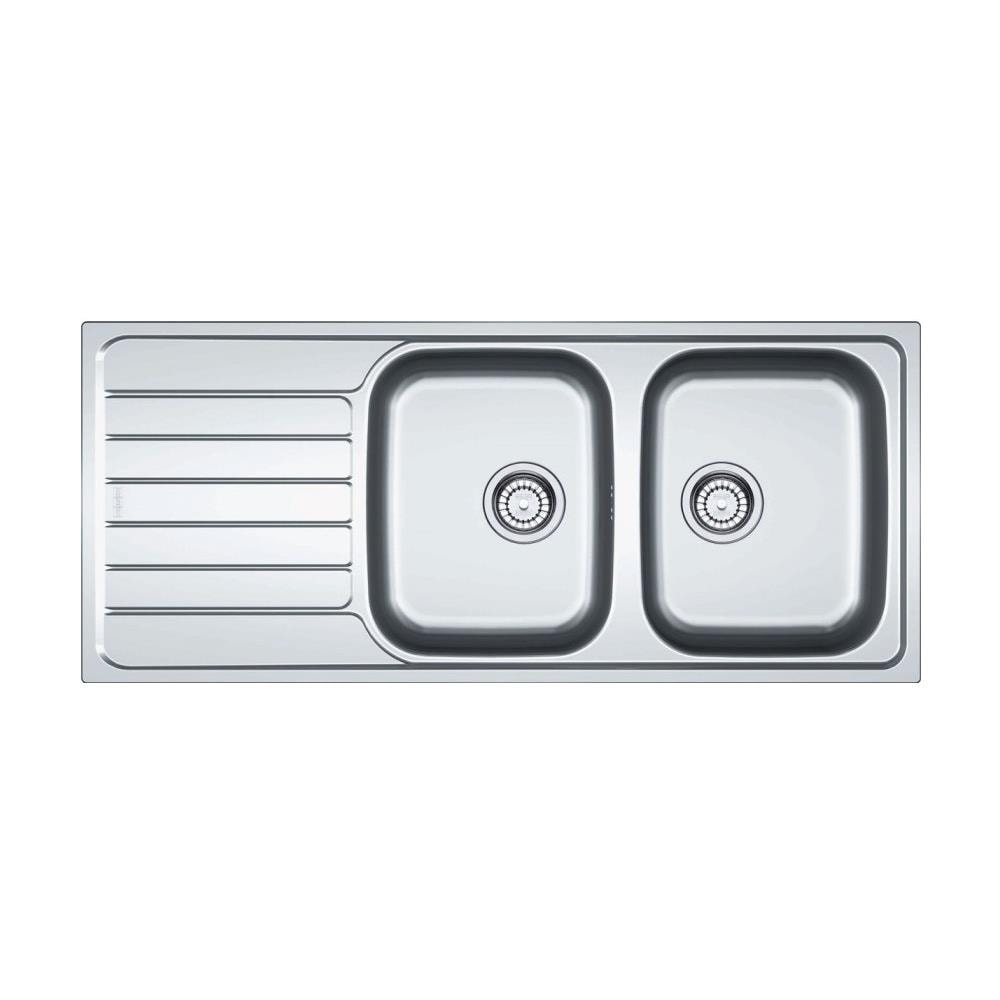 Lavello Soprapiano SKX 621 con 2 Vasche 1 Gocciolatoio Colore Acciaio Inossidabile - Foto 1