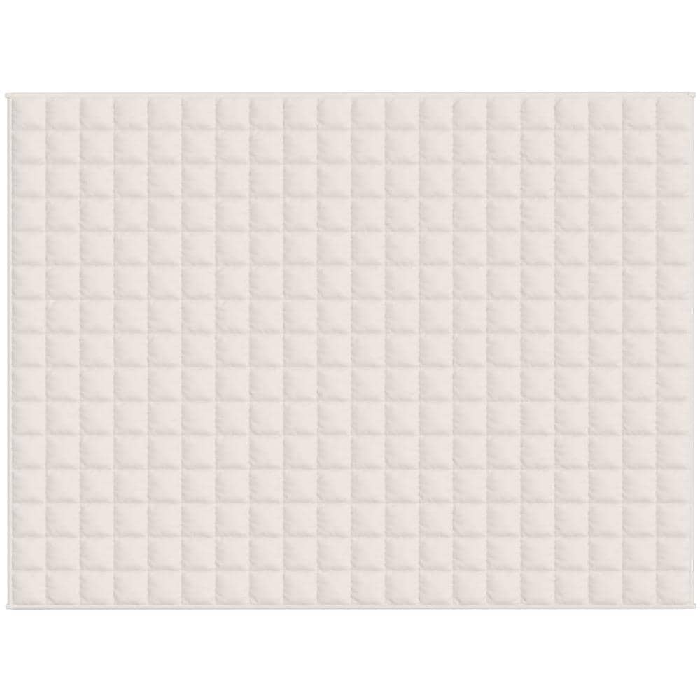 Coperta Ponderata Crema Chiaro 150x200 cm 11 kg Tessuto - Foto 2