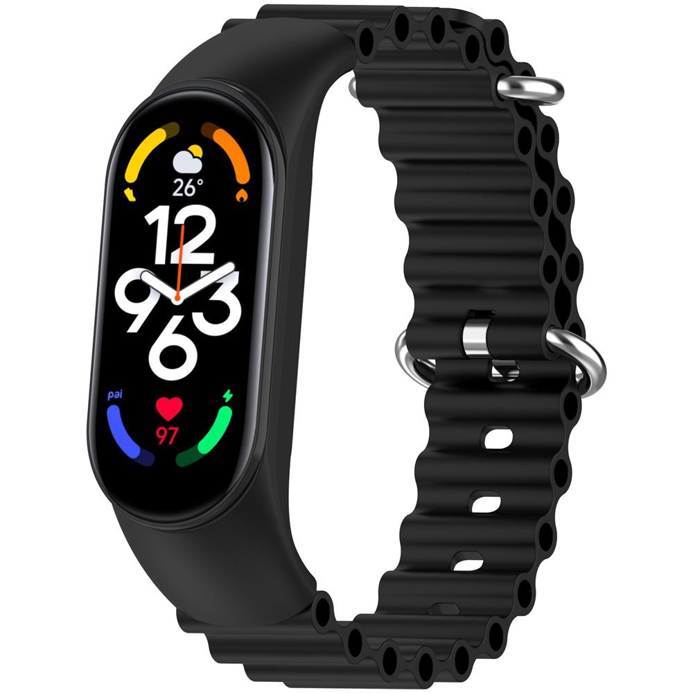 Cinturino Per Orologio Mi Band 5/6/7 Black - Foto 2