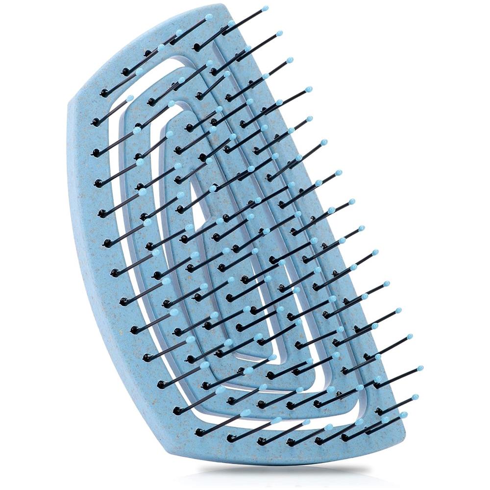 Mini Spazzola Per Capelli Districante Organica Per Donne O Bambini - Non Tira I Capelli - Spazzole Per Lisciare I Capelli Da Viaggio Per Ragazze O Bambini - Esclusiva Spazzola Per Capelli A Spirale - Foto 2