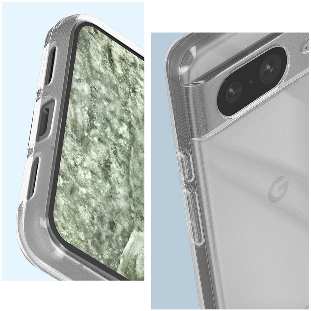 Cover Per Google Pixel 8 Gel Di Silicone Sottile Leggera Trasparente - Foto 5