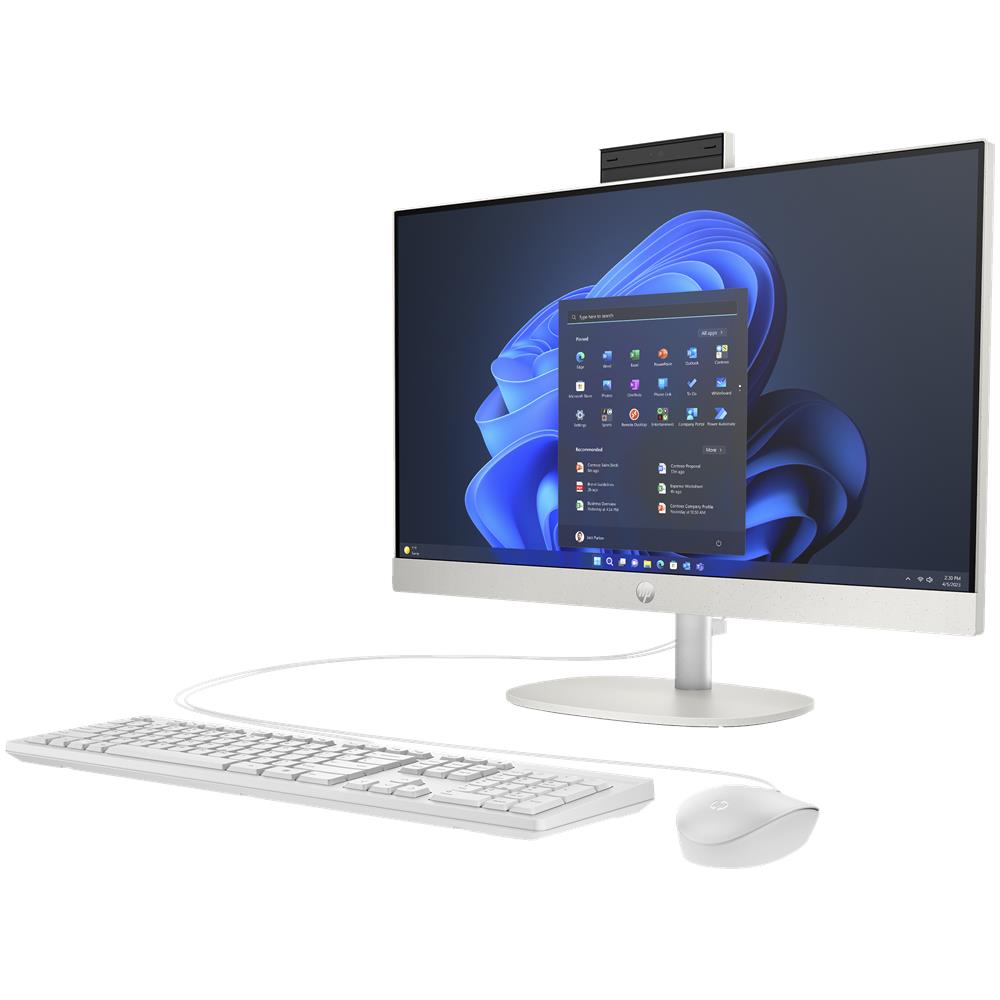 ProOne 240 G10 Intel® Core™ i3 i3-N300 60,5 cm (23.8") 1920 x 1080 Pixel PC All-in-one 8 GB DDR4-SDRAM 256 GB SSD Windows 11 Home Wi-Fi 6 (802.11ax) Bianco - Foto 2