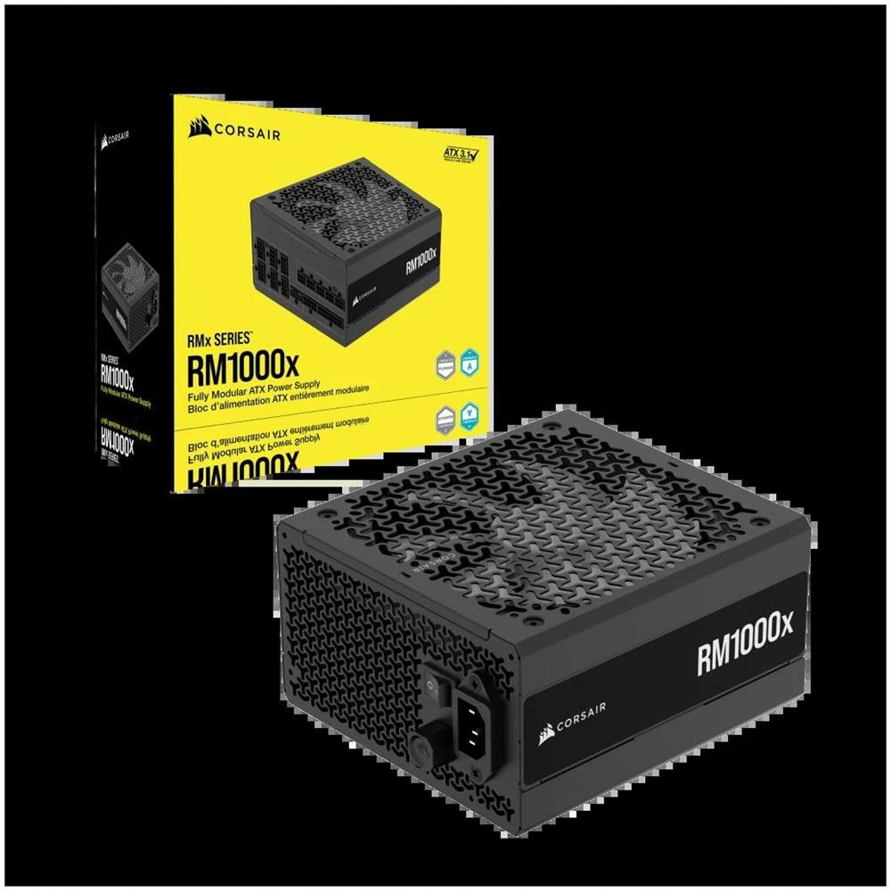 Alimentatore PC RM1000x 80 PLUS Gold Potenza 1000 W ATX Colore Nero - Foto 2