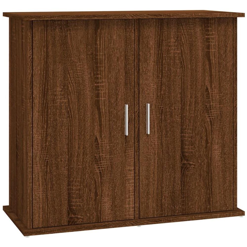Supporto Acquario 81x36x73 cm Legno Multistrato Rovere Marrone - Foto 1