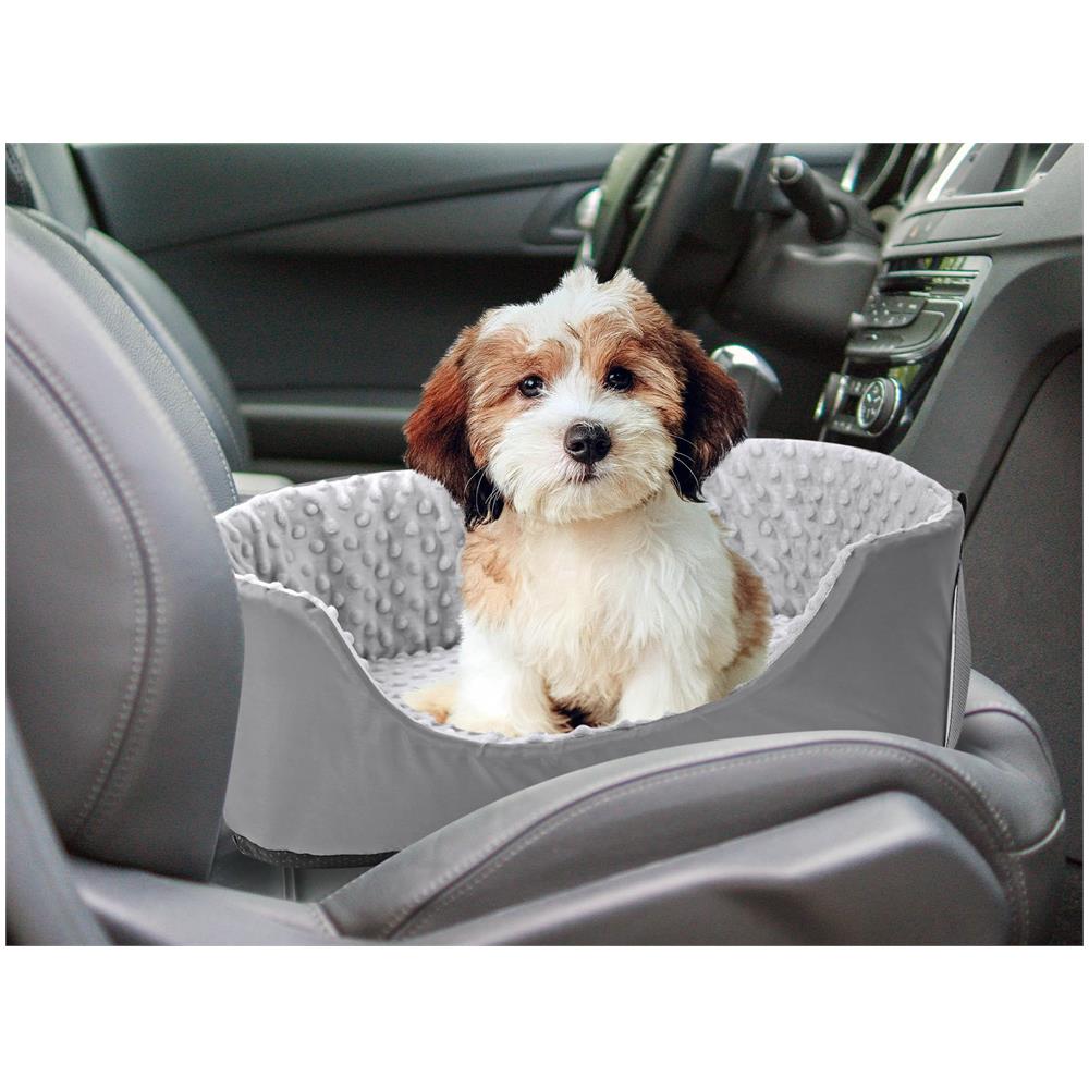 Trasportino per auto 50x40 cm Minky Grey Seggiolino per cani impermeabile - Foto 7